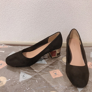 バイカラー  パンプス22.5の画像