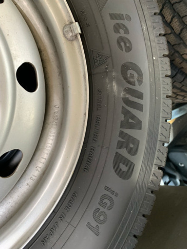 ◆バリ溝◆2018年製ヨコハマ アイスガード スタッドレスタイヤ 145/80r12