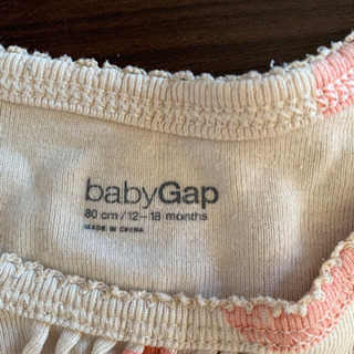 【ご予約済み】ロンパース3枚セット　女の子　80センチ　ベビーギャップ、オールドネイビーの画像