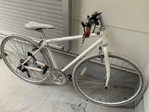 <おまけ付き！>クロスバイク　白