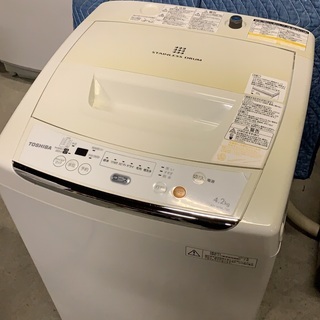 TOSHIBA　全自動洗濯機　4.2kg　2013年