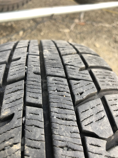 タイヤ付き鉄ホイール　スズキ純正 YOKOHAMA ice GUARD iG50　165/60R15　14年製　15×4.5J　PCD100 4H（G119）