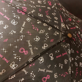 ※最終値下げ 300円 → 50円 claire's クレアーズ [折り畳み傘] お譲りします。の画像