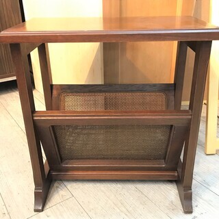 maruni マルニ 地中海シリーズ ブックラック/マガジンラック/アンティーク/オールドマルニ★志木/買取帝国の画像