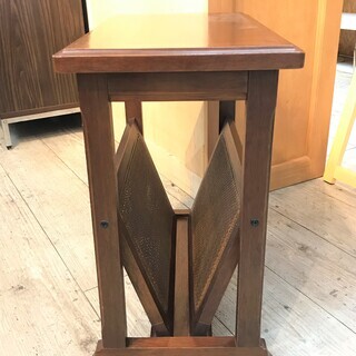 maruni マルニ 地中海シリーズ ブックラック/マガジンラック/アンティーク/オールドマルニ★志木/買取帝国の画像