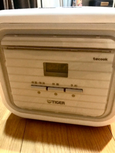 タイガー TIGER JAJ- A552 HA [マイコン炊飯ジャー 炊きたて tacook（タクック） 3合炊き 白]