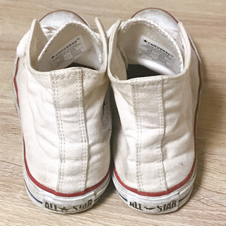 CONVERSE コンバース [CANVAS ALL STAR HI - OPWHITE size：24.5] お譲りします。の画像