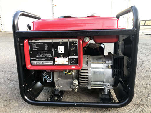 整備済 非常時等にかけやすい ホンダ 750W　 4サイクル 発電機 EP900H　 50Hz　　現物確認 　手渡し歓迎　　初期不良対応可能