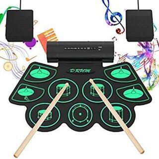 『新品未使用』Merkmak 電子ドラム ポータブルドラム 9個...