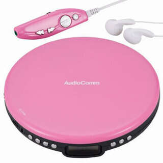  オーム電機 ポータブルCDプレーヤー ピンク　CDP-830Z-Pの画像