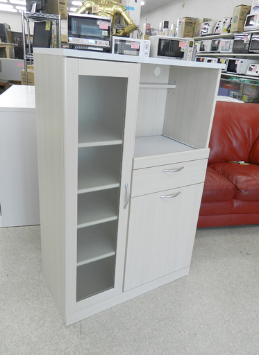 NITORI/ニトリ レンジボード キッチン収納 レンジ台 ブリエ エナメル天板 ☆ PayPay(ペイペイ)決済可能 ☆ 札幌市 北区 屯田