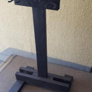 自作自転車整備スタンド バイクハンガー