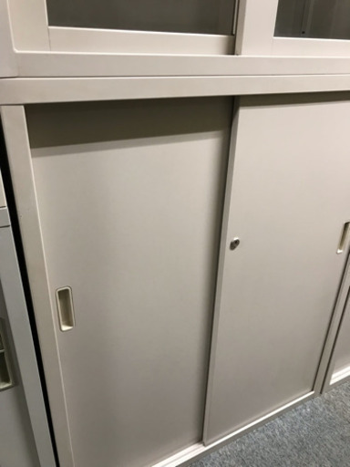 コクヨ 引き違い書庫 上下セット H212cm 中古