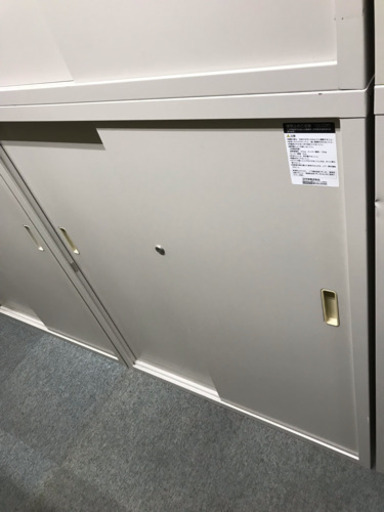 コクヨ 引き違い書庫 上下セット H179cm 中古