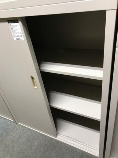 コクヨ 引き違い書庫 上下セット H179cm 中古