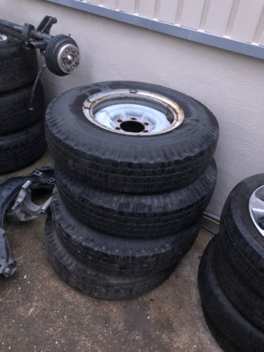 ランクル用スチールホイール&バイアスタイヤ