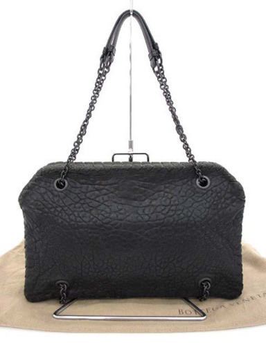 良品 ボッテガヴェネタ 293747  レザー チェーン ショルダーバッグ