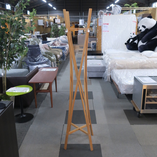 売り切れました1-2 【お新古市場】 軽トラック2時間貸出し無料！！【新古品】 【展示品】 Zilio A\u0026C TRA（テラ） H1620  コートハンガー ナチュラル