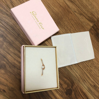 【美品】海外ブランドの2本指の指輪の画像