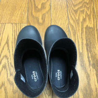 クロックス　レインブーツの画像