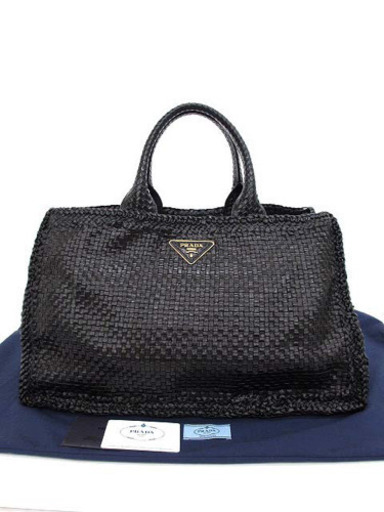 美品 PRADA プラダ BN2224 マドラスバッグ MADRAS BAG