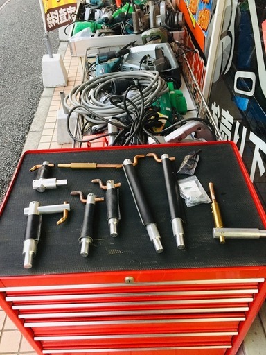 スポット溶接機 ワールドオートツール WSS-01S (ハンドタイプ) キャビネット付き【リライズ野田愛宕店】【店頭取引限定】【中古美
