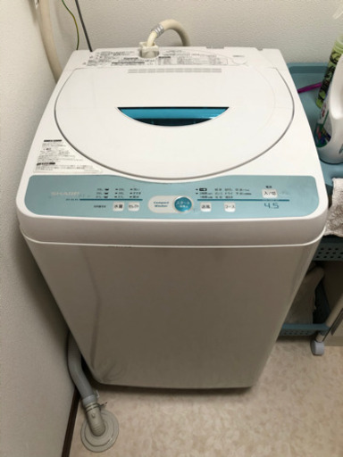 洗濯機シャープSHARP［ES-GL45 容量4.5kg 2009年製］