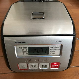 TOSHIBA マイコン保温釜 (3合)RC-5MS ブラック
