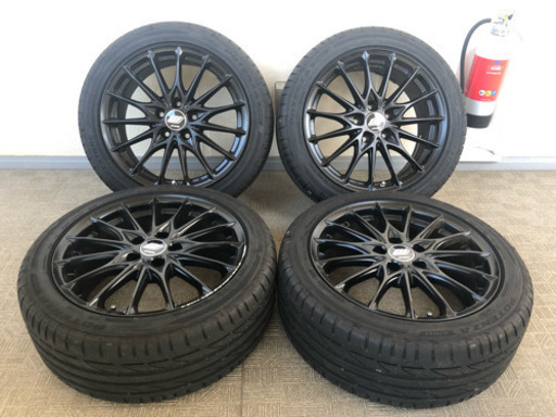 【美品】workアルミ＋バリ山ブリジストンポテンザs001