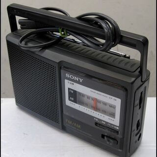 新生活！ 2200円 ソニー SONY ポータブルラジオ FM/...