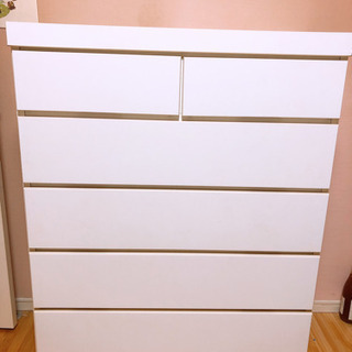 高級ホワイトタンス チェスト