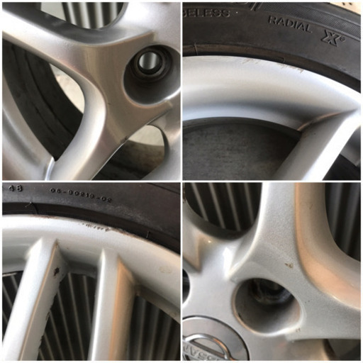 日産 スカイライン 純正 16×7J PCD114.3 5穴 IS39 MICHELIN ICE MAX ICE 205/55R16 