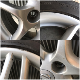 日産 スカイライン 純正 16×7J PCD114.3 5穴 IS39 MICHELIN ICE MAX 