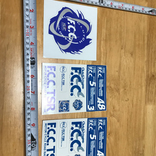 F.C.C、T S Rステッカー3枚セットの画像