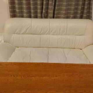 購入者決定】引っ越し4月8日まで！ホワイトベージュ ソファー