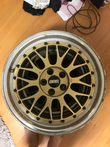 [[値下げ]]BBS LM090ゴールドPCD100 5穴 17インチ