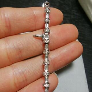 ダイヤモンドブレスレット k18 ホワイトゴールド 2.01カラット