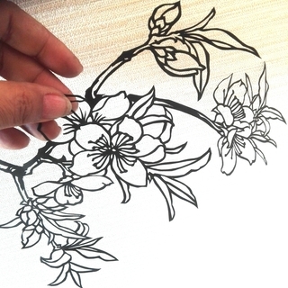 笠間いこいの家はなさか　切り絵教室の画像