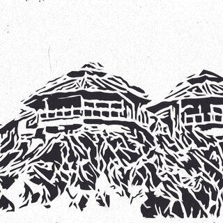 笠間いこいの家はなさか　切り絵教室の画像