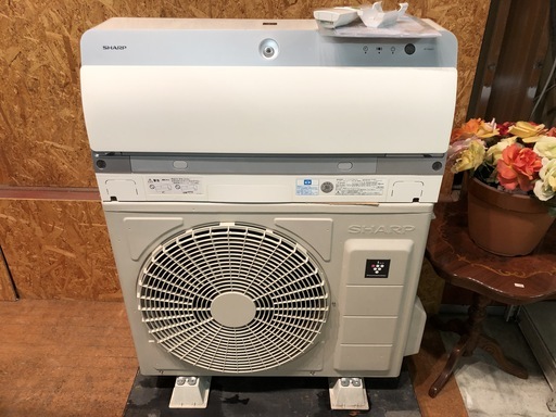 シャープ 2016年 5.6kw 18畳用 ルームエアコン AY-F56X2 プラズマクラスター 分解クリーニング済