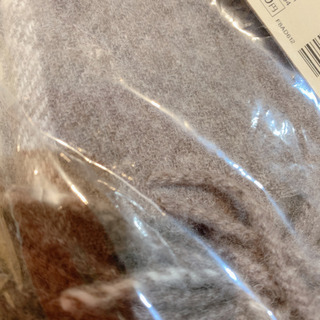 定価¥1990 新品！無印良品 織り柄マフラー モカブラウンの画像