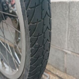 前後子供乗せ付き自転車の画像
