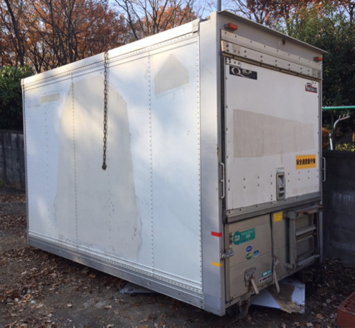 2tトラック箱 倉庫 3200×2150×1700 物置 作業場 バイクガレージ等に！