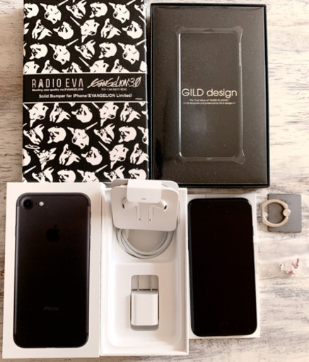 iPhone7 128GB SIMフリー GILD designバンパー