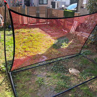 [クイックプレイ] スポットリバウンダー 2.4m×1.8m サッカー用 練習 壁打ちネット の画像