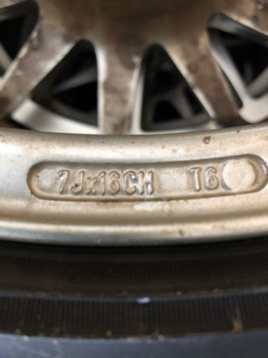再投稿スタッドレスタイヤ　205/55r16 アルミホイール付4本セット