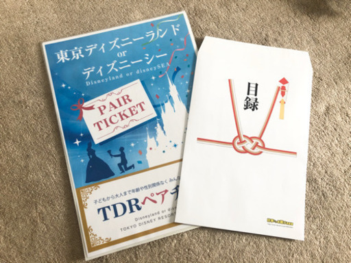 ディズニー　ペア　チケット♡︎ʾʾ パスポート