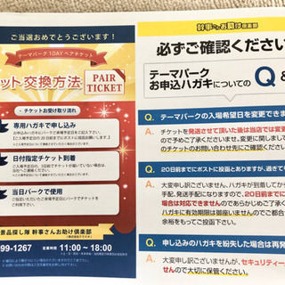 ディズニー　ペア　チケット♡︎ʾʾ パスポートの画像