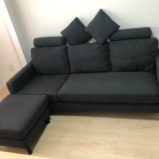 3人掛け 北欧 カウチソファー カウチ ローソファー コーナーソファー