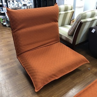 【トレファク府中店】FRANCE BED　MOVE in'terior　スツール付1人がけソファー　オレンジの画像